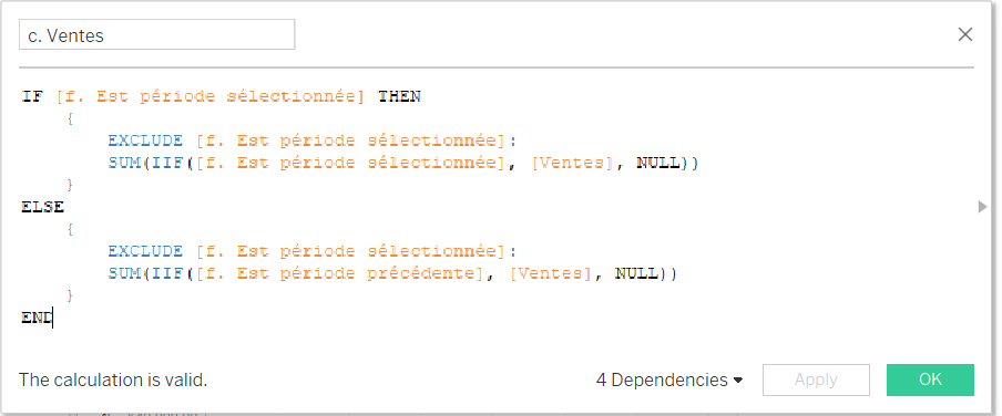 Ventes LOD